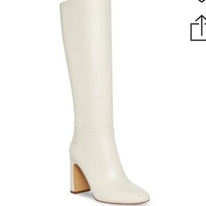 Steve Madden White Knee High Boots - NO LONGER SOLD IN STORE